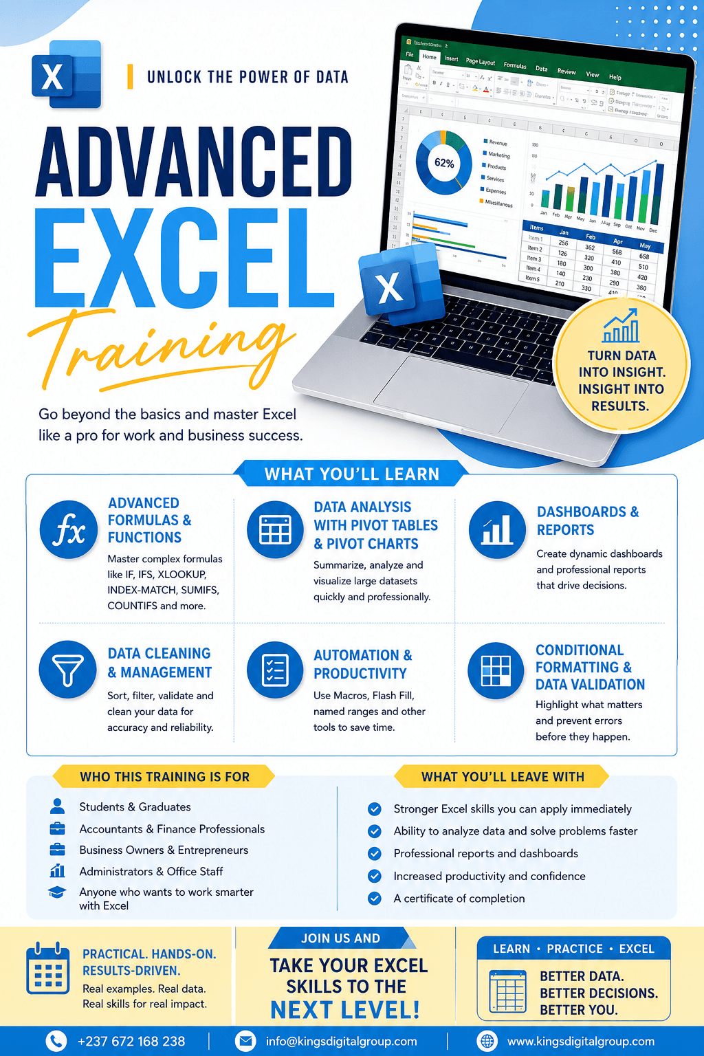 Advance Excel for Data Analysis With Mary Louisa